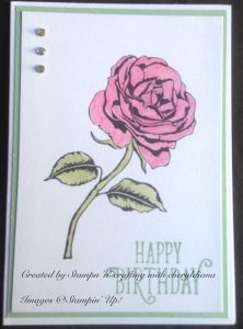 Rose card 1