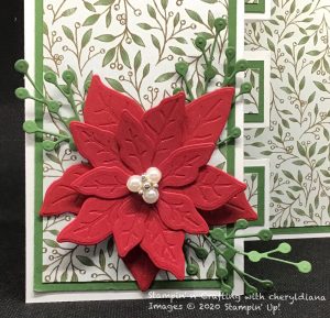 Poinsettia made using Poinsettia Dies