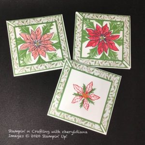 Christmas Cards using Poinsettia Place Suite