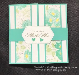 Double Accordion Card using Forever Fern, Floral Essence and Last a Lifetime Stamp Sets.