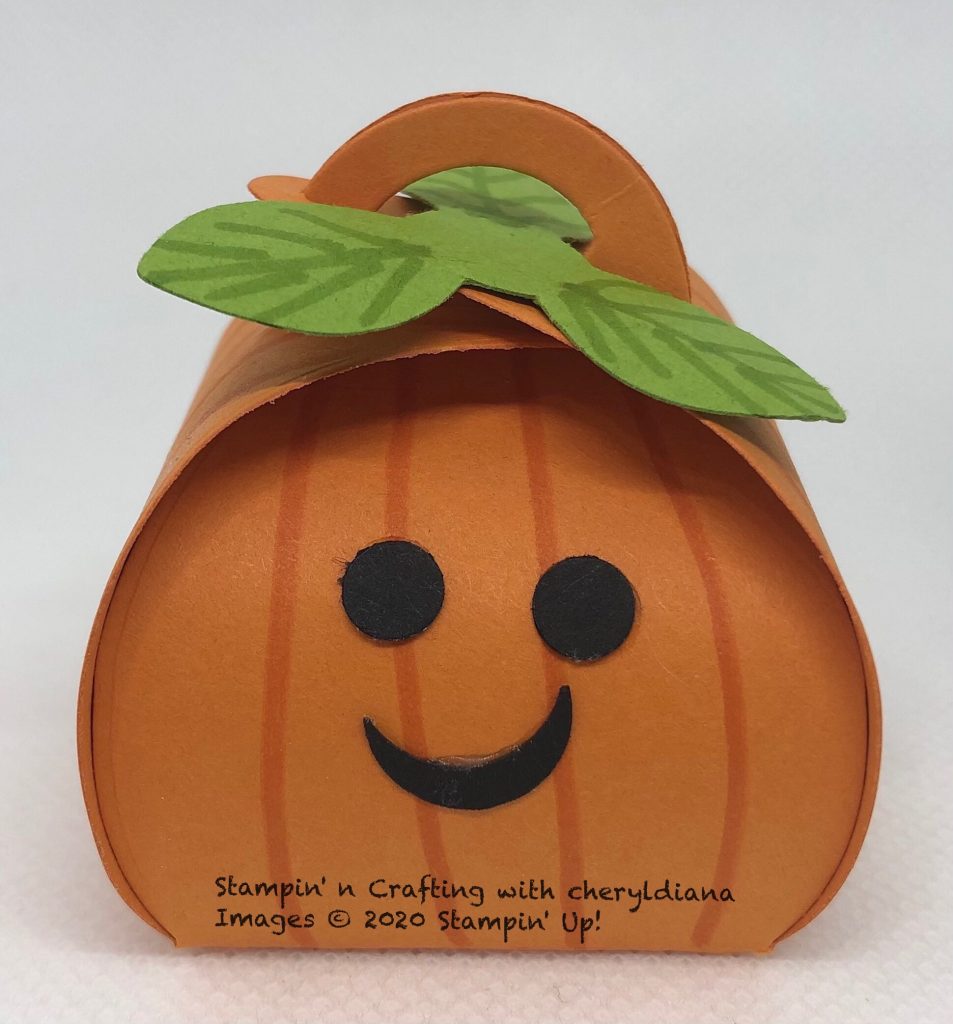 Pumpkin Mini Curvy Keepsake Box