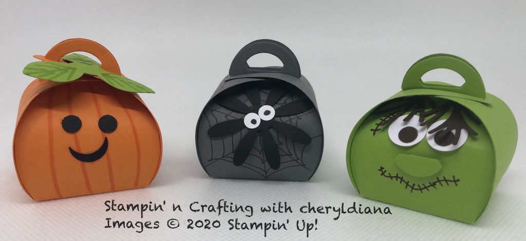 Halloween Mini Curvy Keepsake boxes