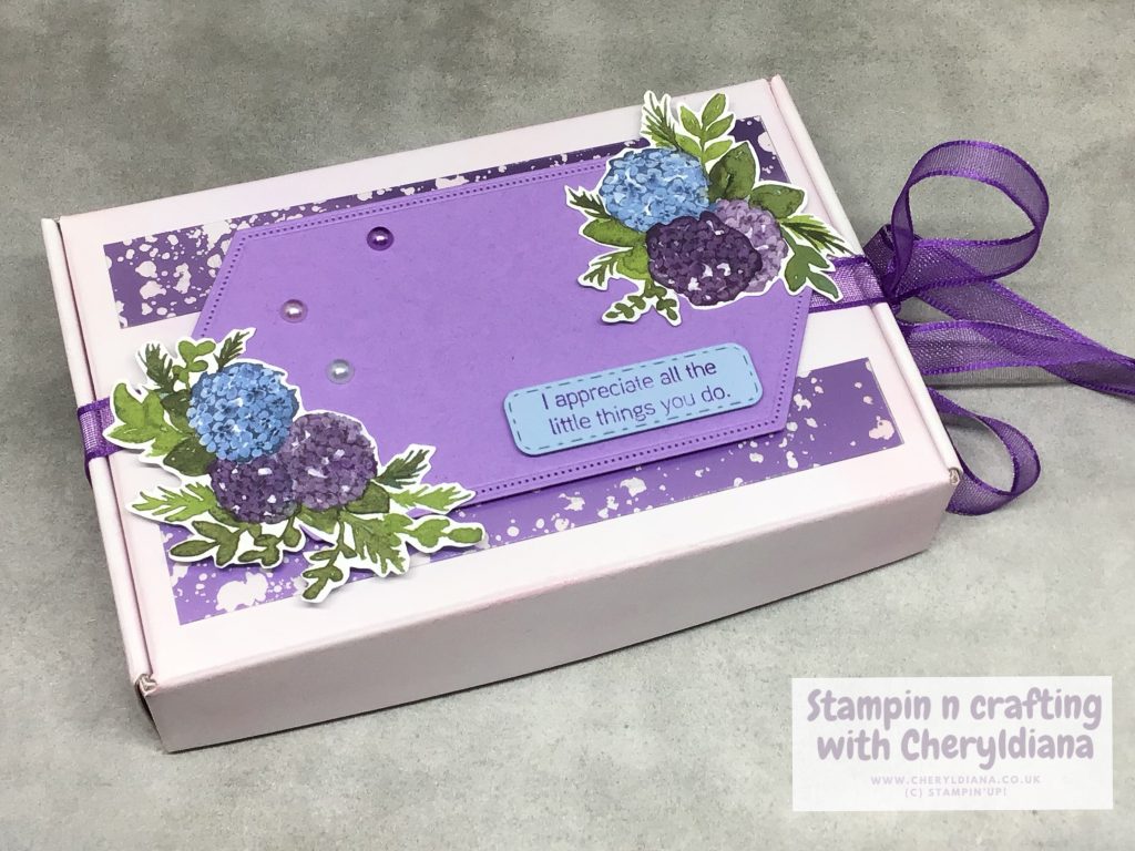 Mini Paper Pumpkin Box using Hydrangea Hill Suite Collection