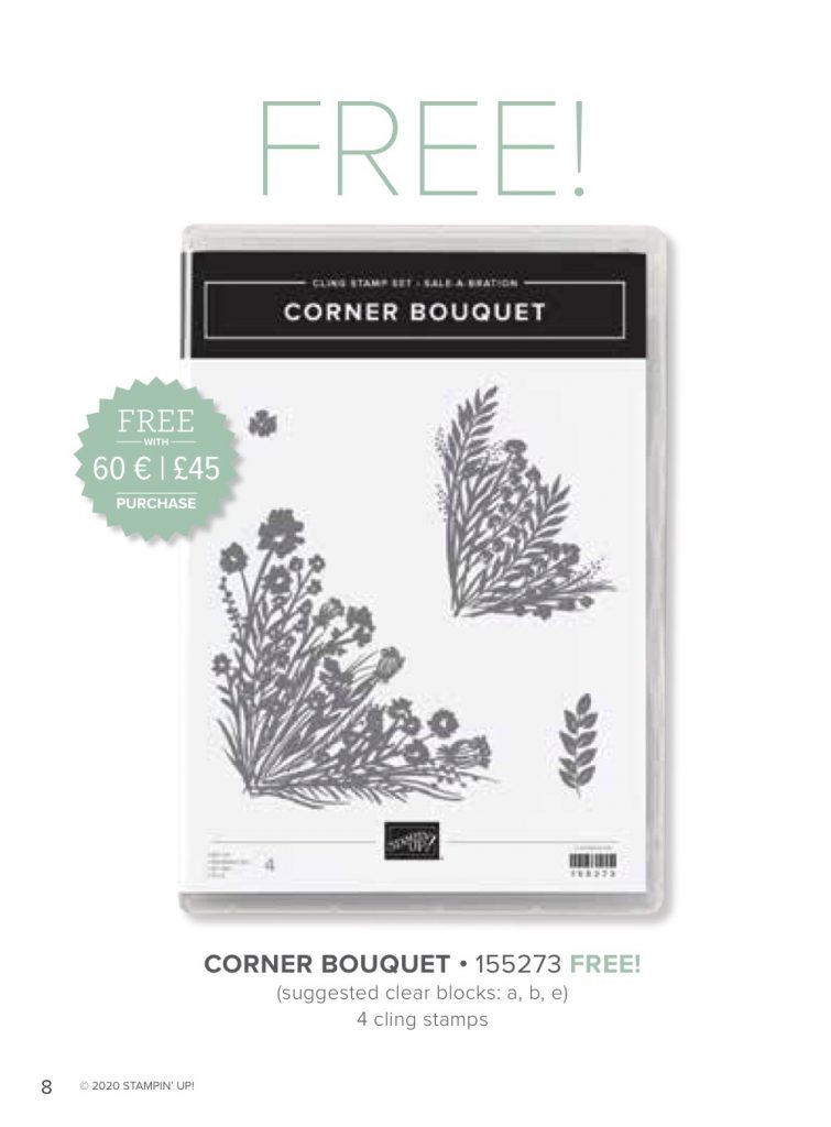 Image of Corner Bouquet Stamp Set