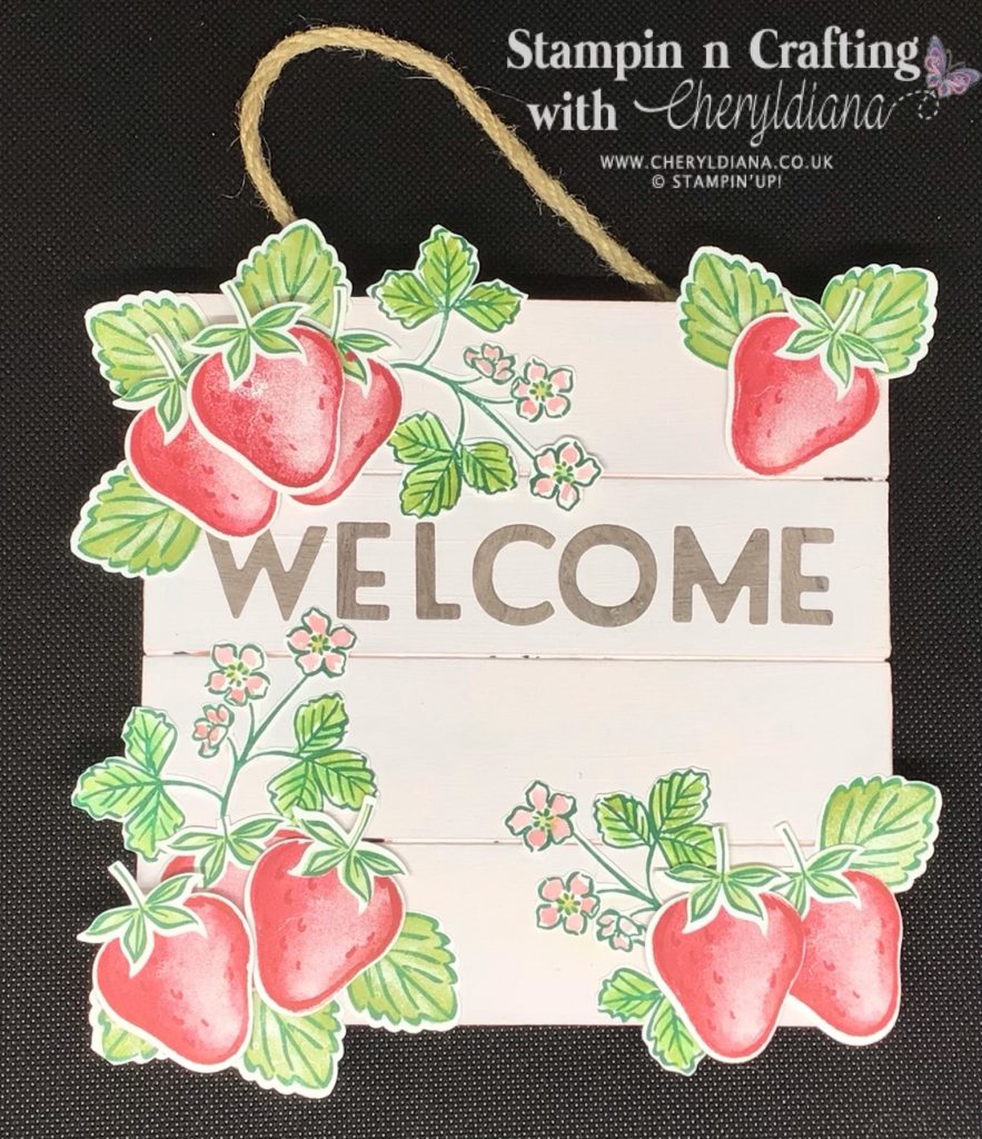 Sweet Strawberry Welcome Sigh - full image