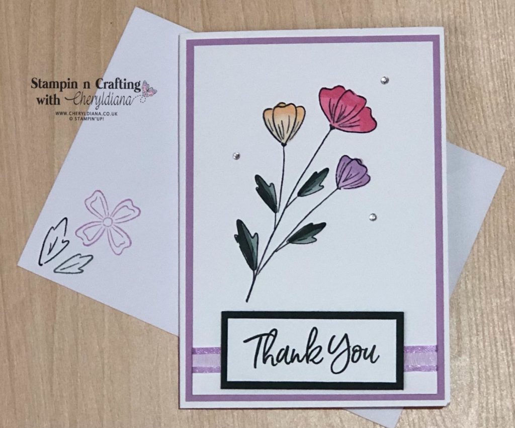 Fresh Freesia In-Color Thank You Card