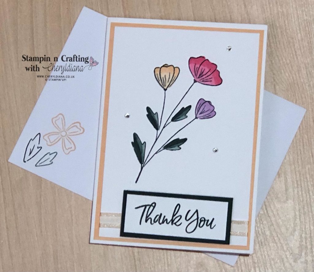 Pale Papaya In-Color Thank You Card