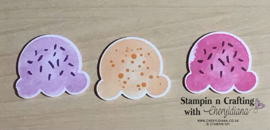 Stamped Ice Cream with Stamped Sprinkles