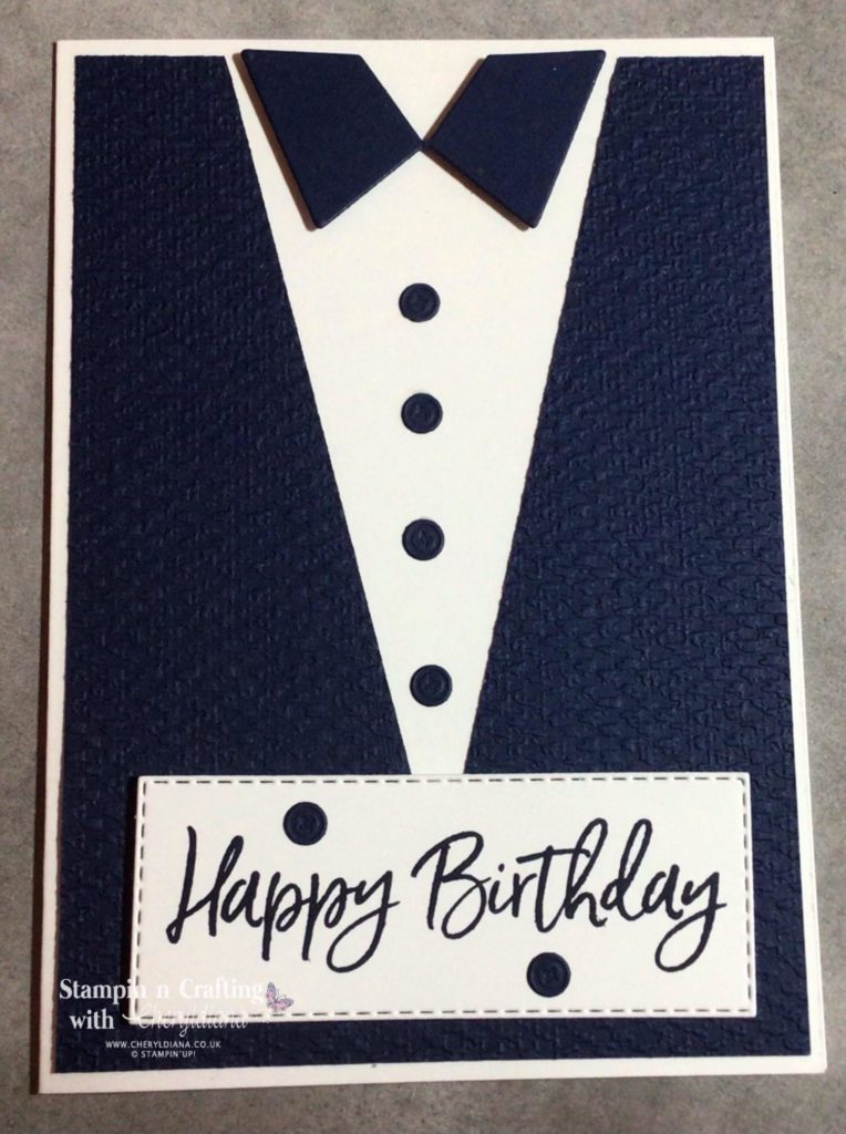 Photo of Male Birthday Card - Jumper and Bow Tie