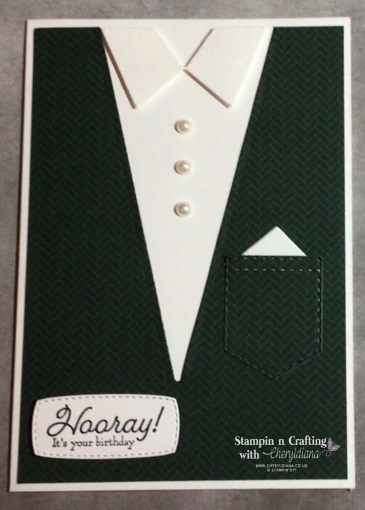 Photo of Male Birthday Card - Tweed Style Jacket 