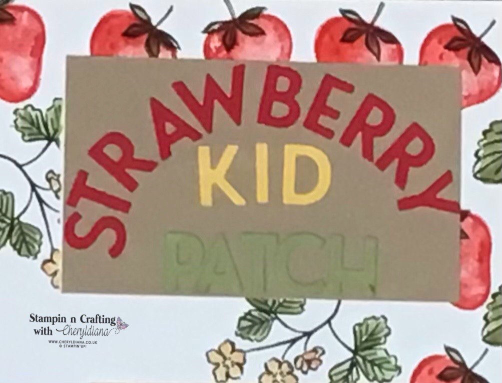 Photo of Scrapbook Layout Strawberry Patch Kid Title