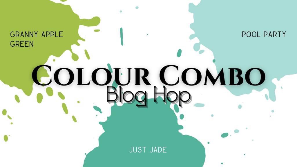 Image of three Colour Combo Blog Hop colours for December 2021