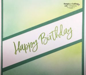 Photo of Sentiment Mat Layer of Colour Combo Birthday Card