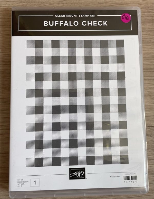 Buffalo Check Stamp Set