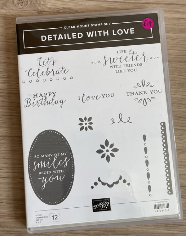 Detailed With Love Clear Mount Stamp Set