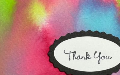 Colour Challenge Thank You Card