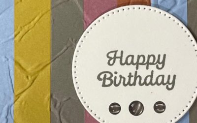 Quick and Easy Birthday Card using Scraps