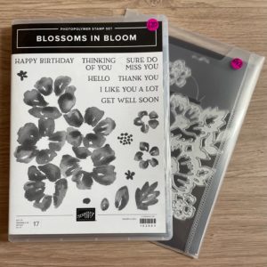 Blossoms In Bloom stamp set and matching Many Layered Blossoms dies