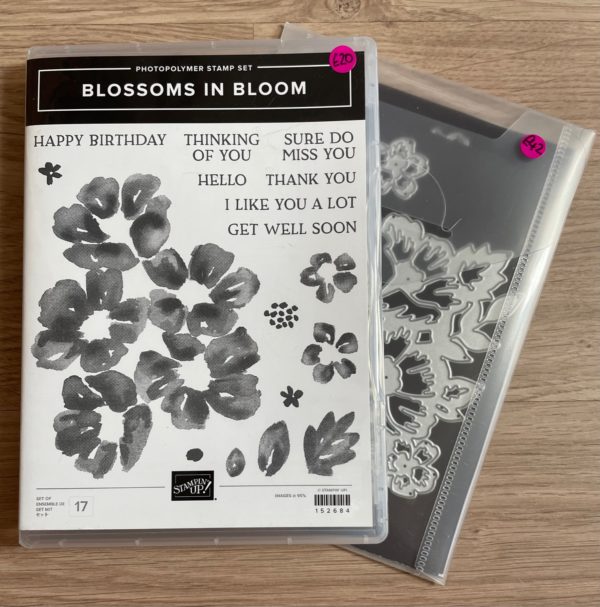 Blossoms In Bloom stamp set and matching Many Layered Blossoms dies