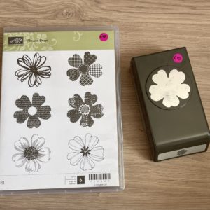 Flower Shop stamp set and matching punch