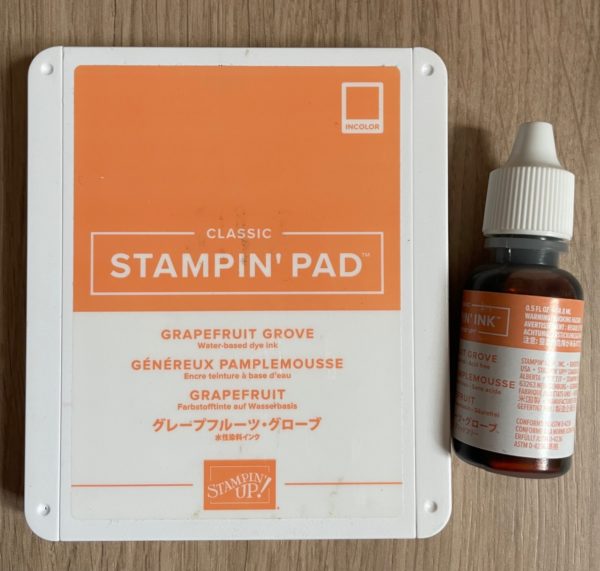 Grapefruit Grove ink pad and ink refill