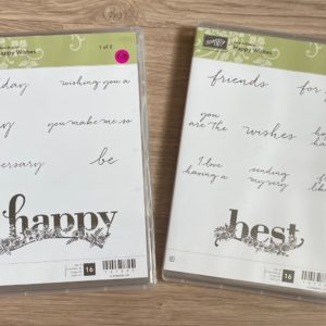 Happy Wishes stamp set