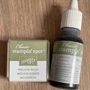 Mellow Moss Stampin' Spot and ink refill