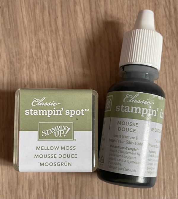 Mellow Moss Stampin' Spot and ink refill