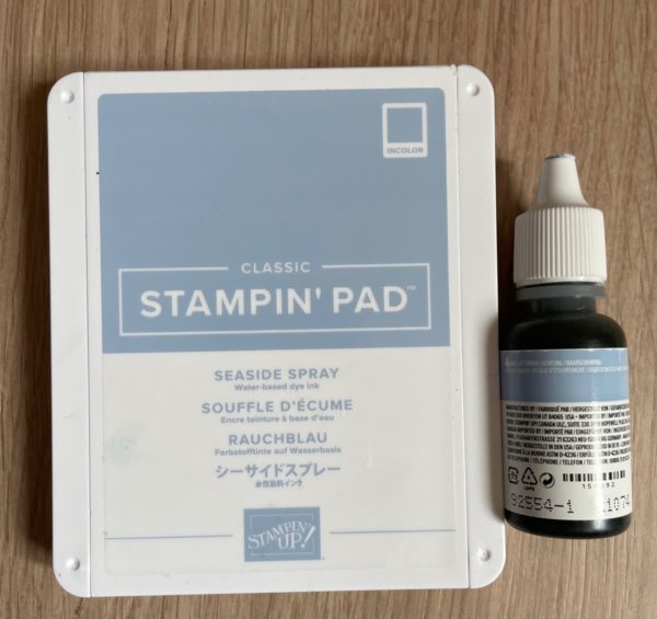 Seaside Spray ink pad and ink refill