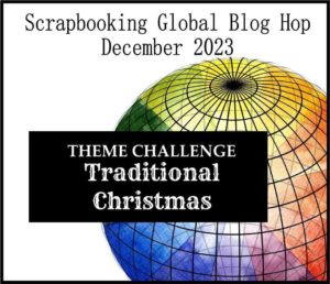 Image for December 2023 Blog Hop - Traditional Christmas Scrapbook Layout