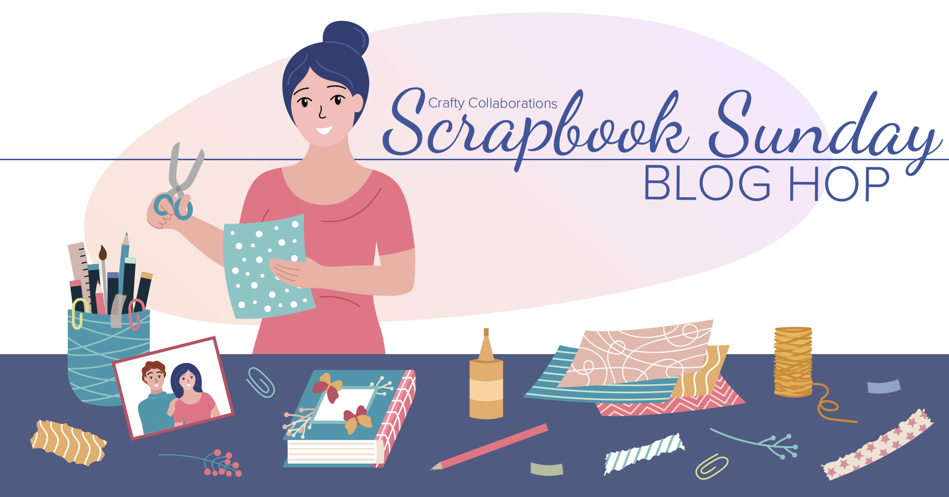 Crafty Collaborations Scrapbook Sunday Blog Hop Image