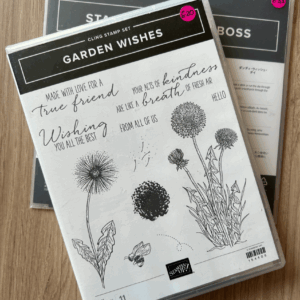 Garden Wishes Cling Stamp Set