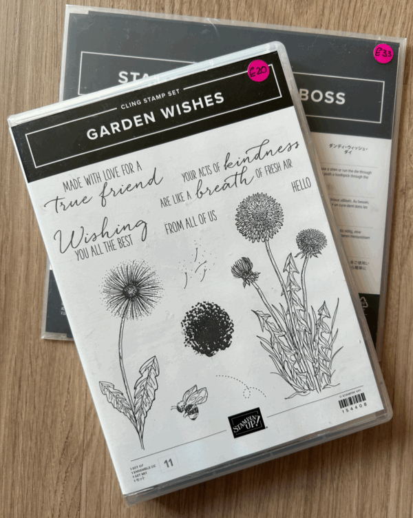 Garden Wishes Cling Stamp Set