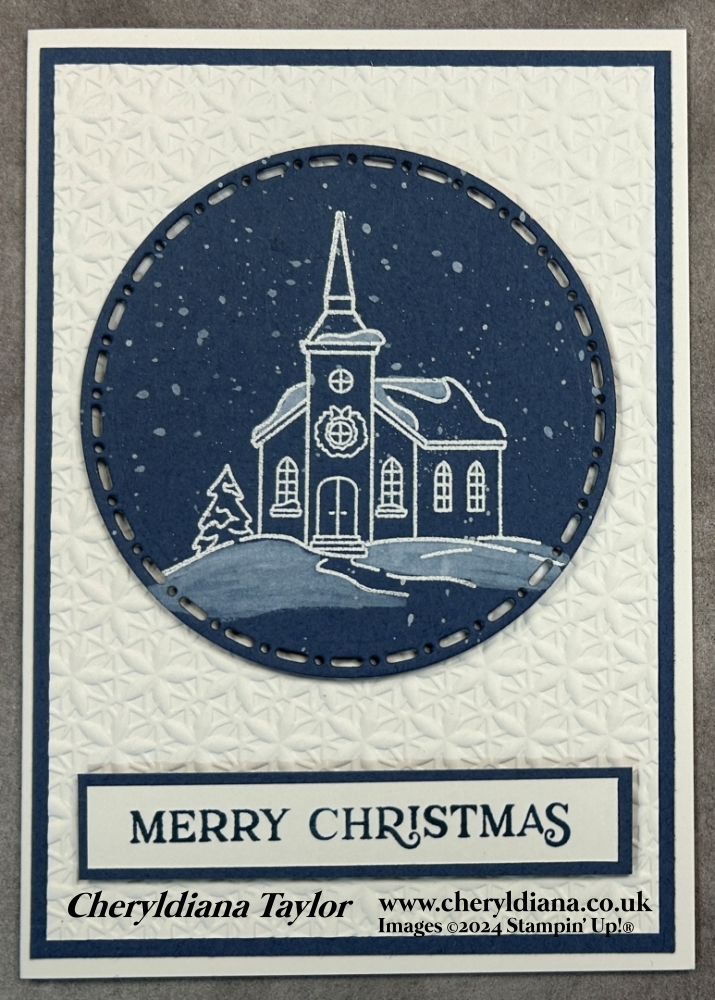 3 Ways to make a White Christmas Card - Card 3