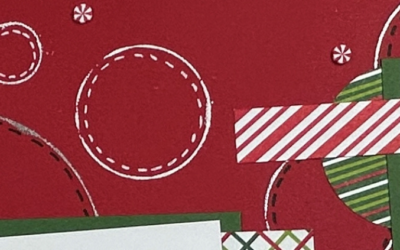 Easy Embossed Christmas Scrapbook Layout