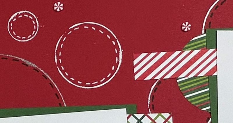 Easy Embossed Christmas Scrapbook Layout