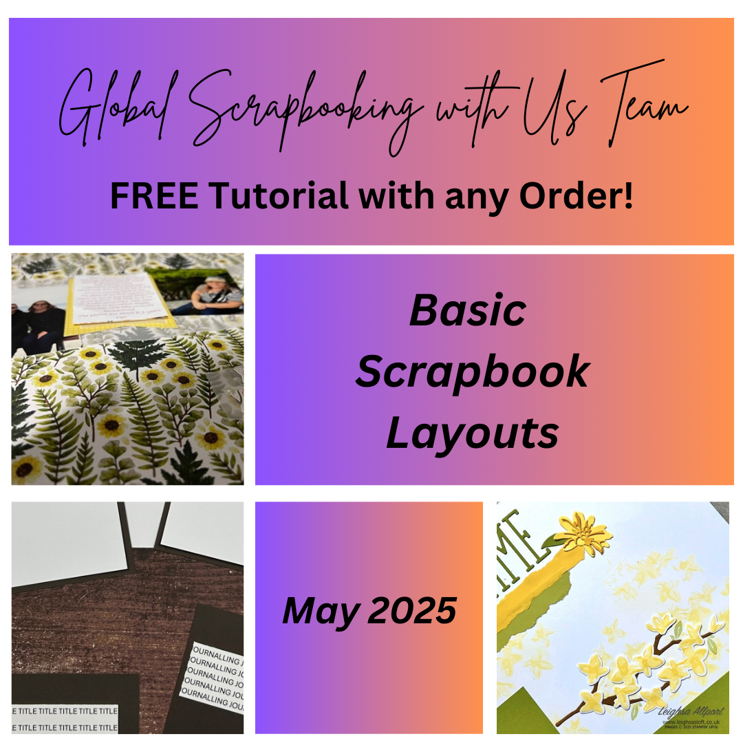 Global Scrapbooking with Us Tutorial Sneak Peek - May 2025 Image for Scrapbook Tutorial May 2025