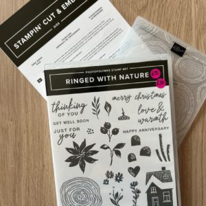 Ringed With Nature & Tree Rings Dies and Hybrid Folder- Photopolymer Mount Bundle