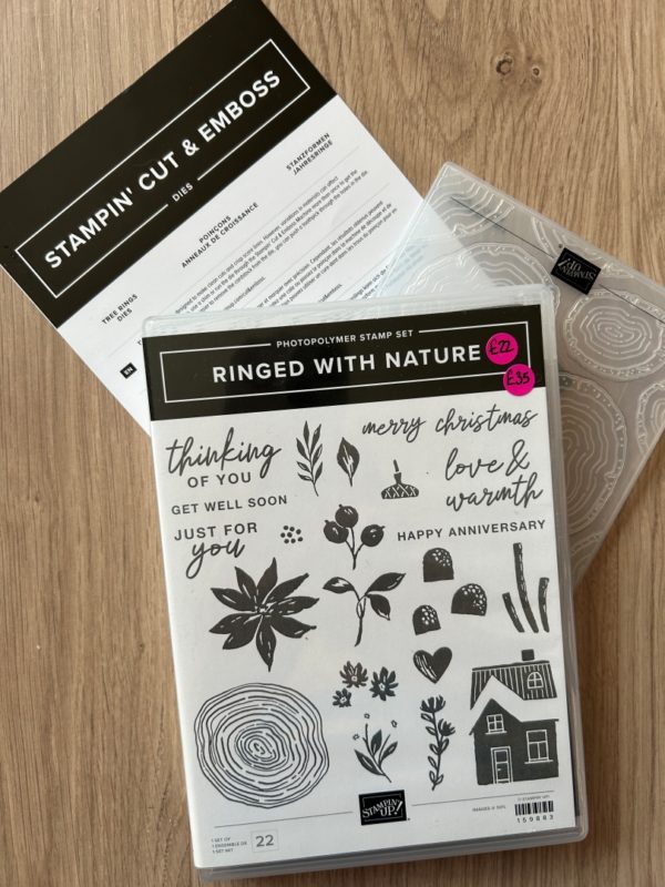 Ringed With Nature & Tree Rings Dies and Hybrid Folder- Photopolymer Mount Bundle