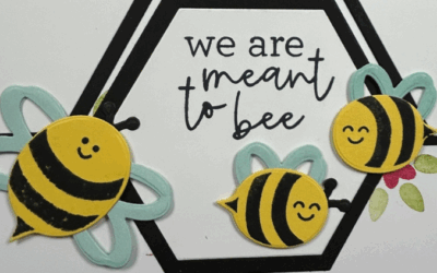 Simple Meant To Bee Scrapbook Layout