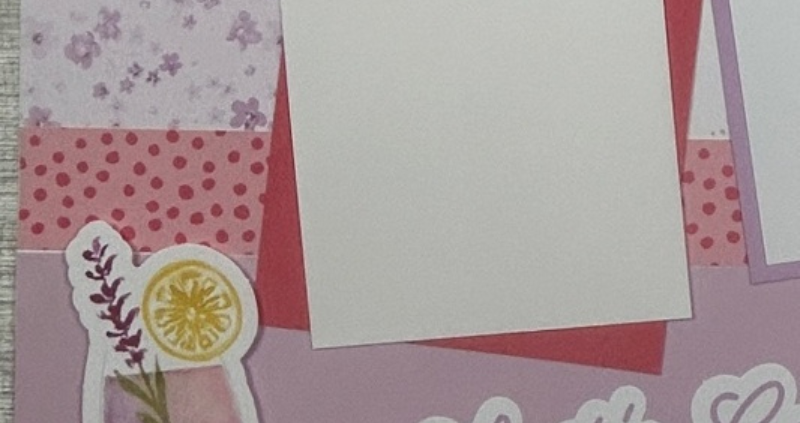 Simple Alternative Scrapbook Workshop Layout