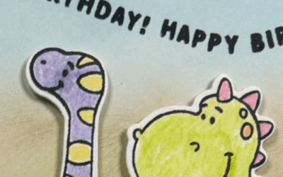3  Darling Dinos Children’s Cards