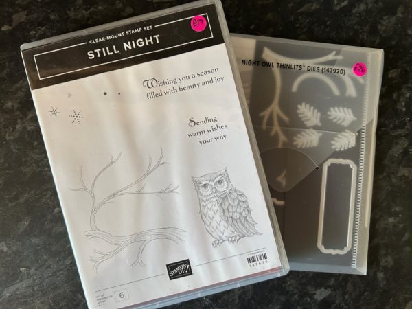 Still Night & Night Owls Thinlits Dies - Clear Mount Bundle