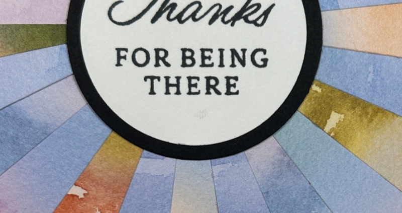 Simply Stunning Sunburst Card