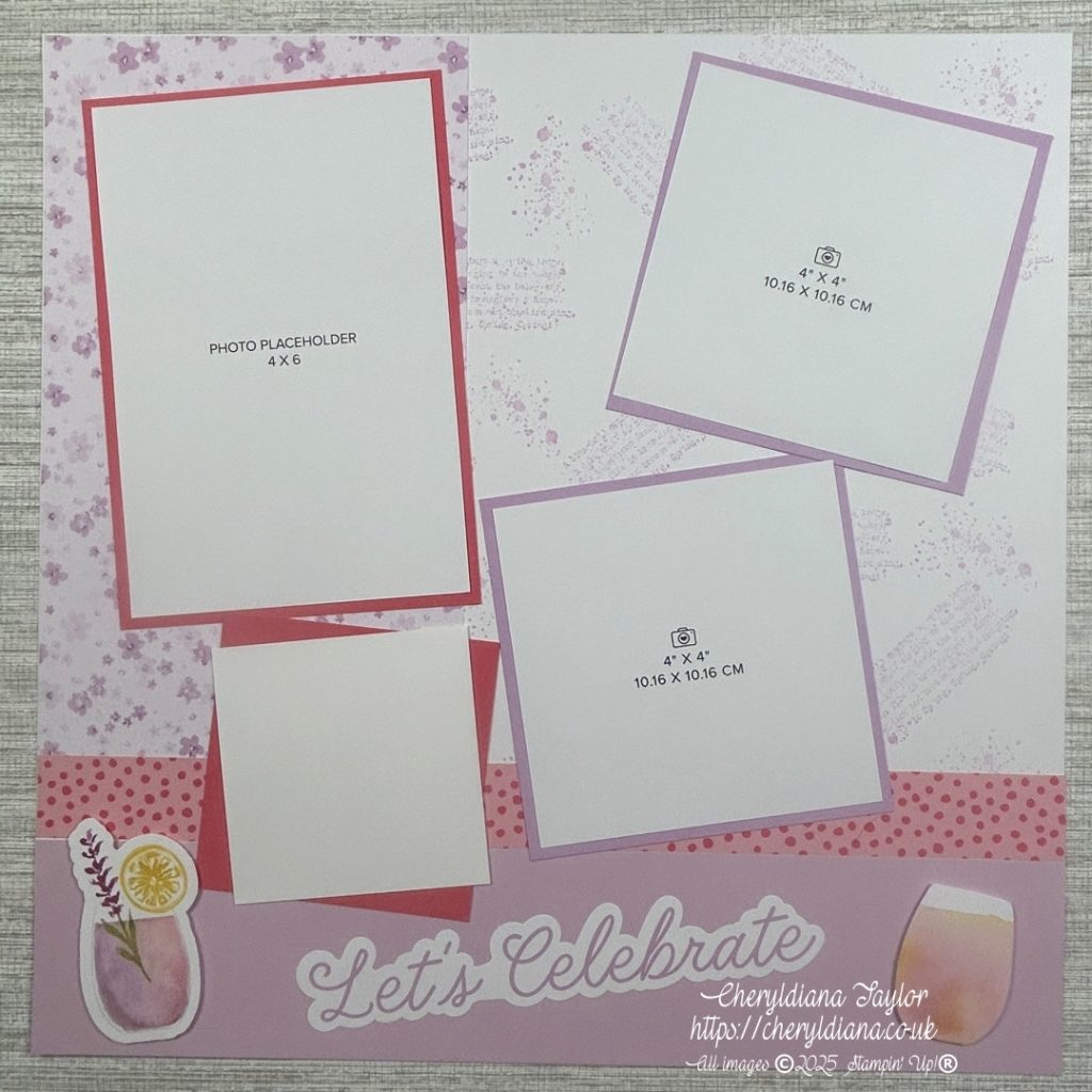 Photograph of Page 2 of my Alternative Scrapbook Workshop Layout.