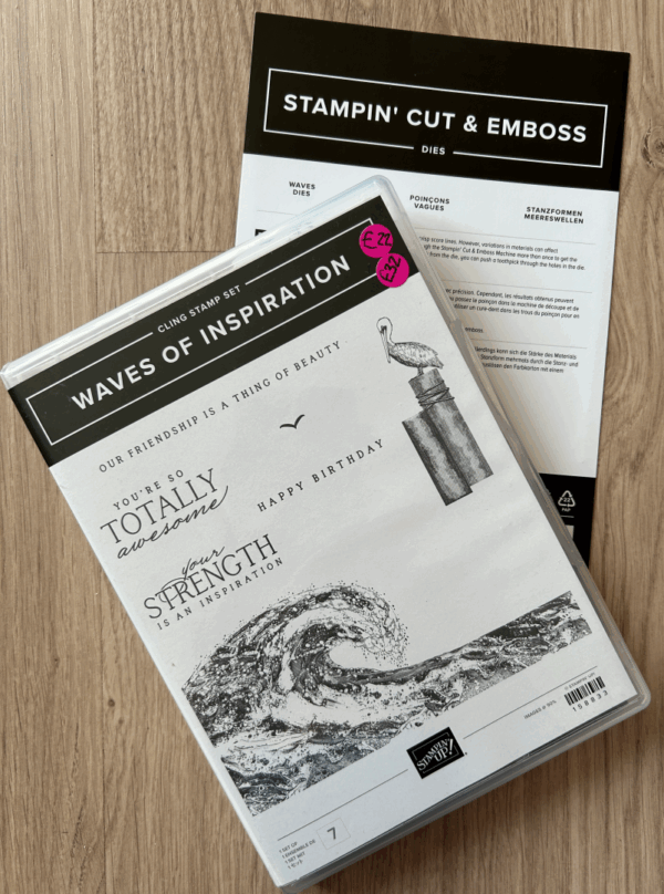 Waves Of Inspiration & Waves Dies - Cling Mount Bundle