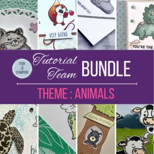 Image of sneak peeks of Animal Card Tutorial projects