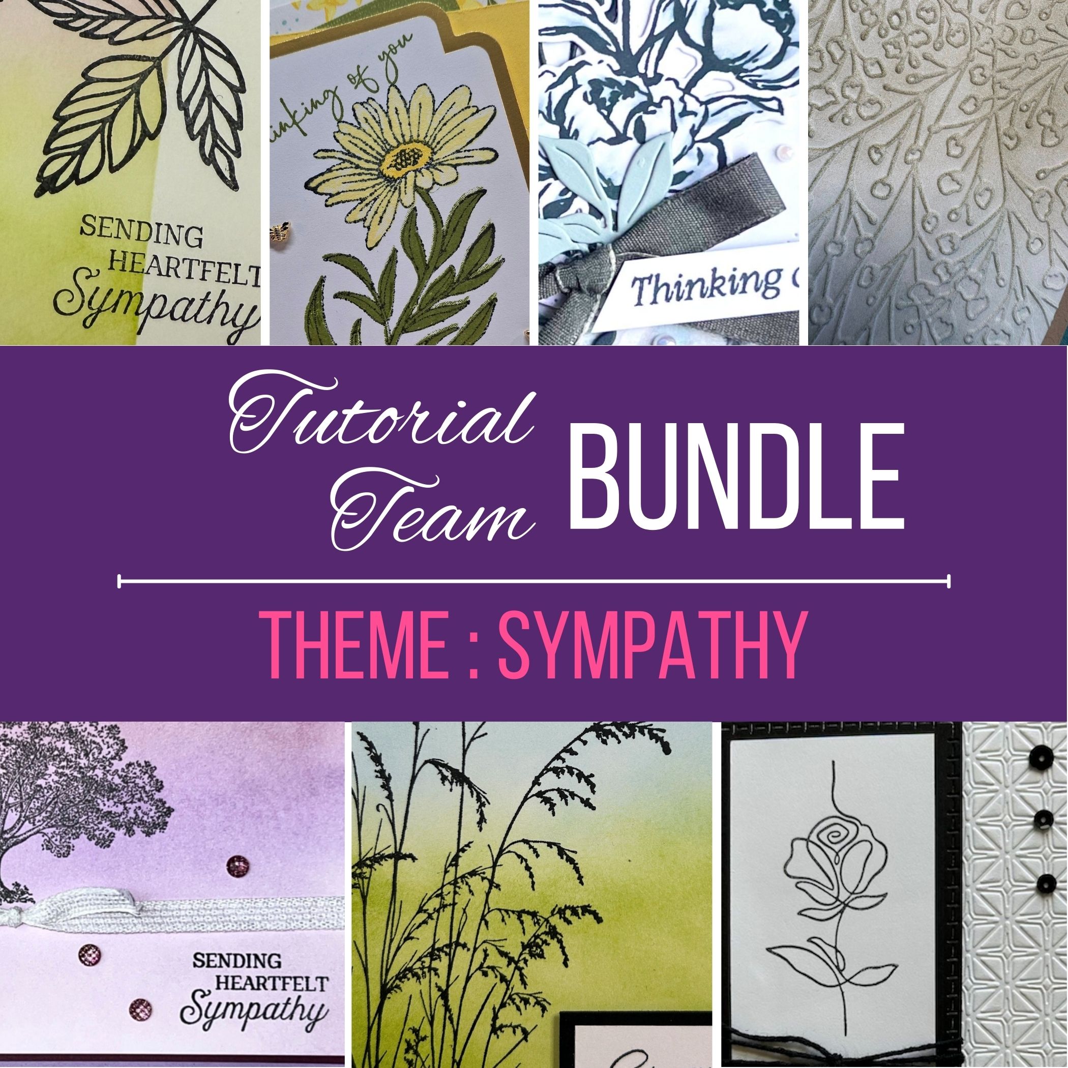 Sneak Peeks of June's Tutorial Cards