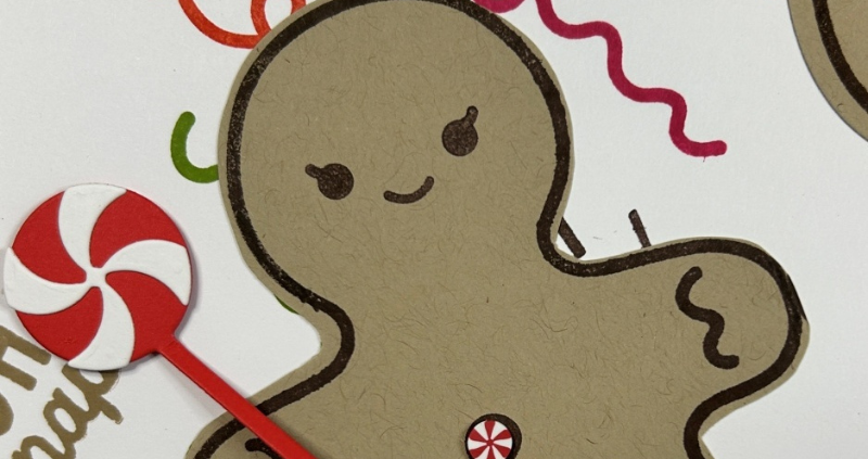 Simple Gingerbread Man Flip Flap Layout