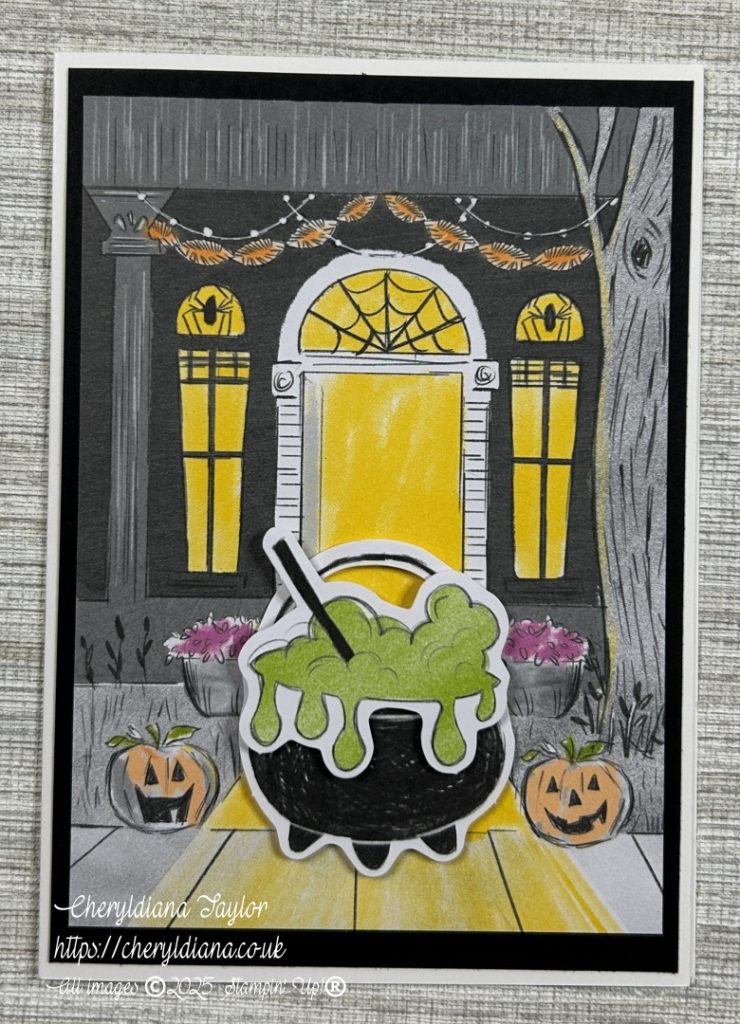 Photograph of No Stamping Halloween Card 2